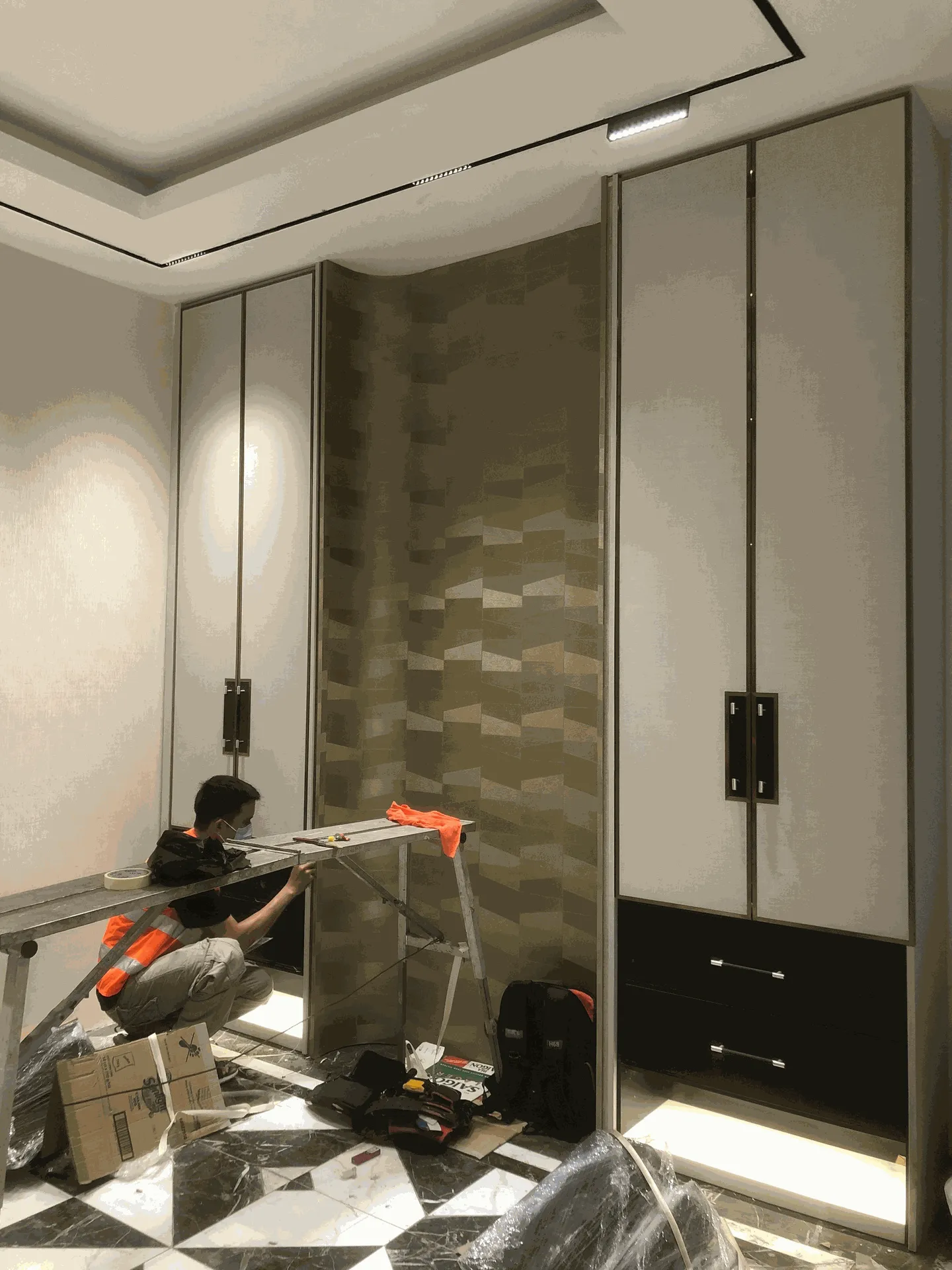 Ảnh minh họa đo chiều dài rèm